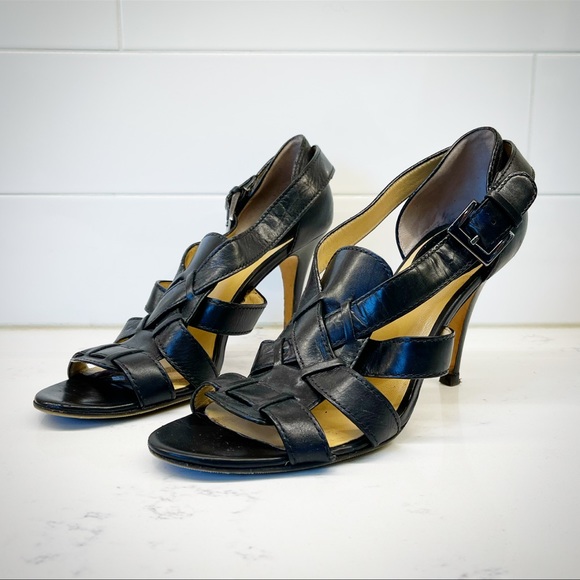 Cole Haan Calfskin Leather Gladiator Heels - Picture 6 of 12